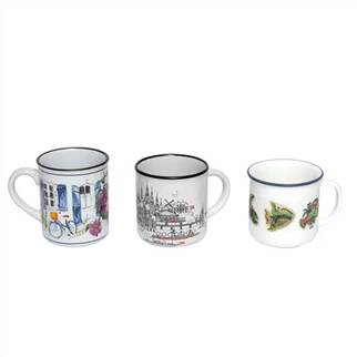 Tazza da caffè in ceramica smaltata