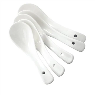 Cucchiaio in ceramica multicolore